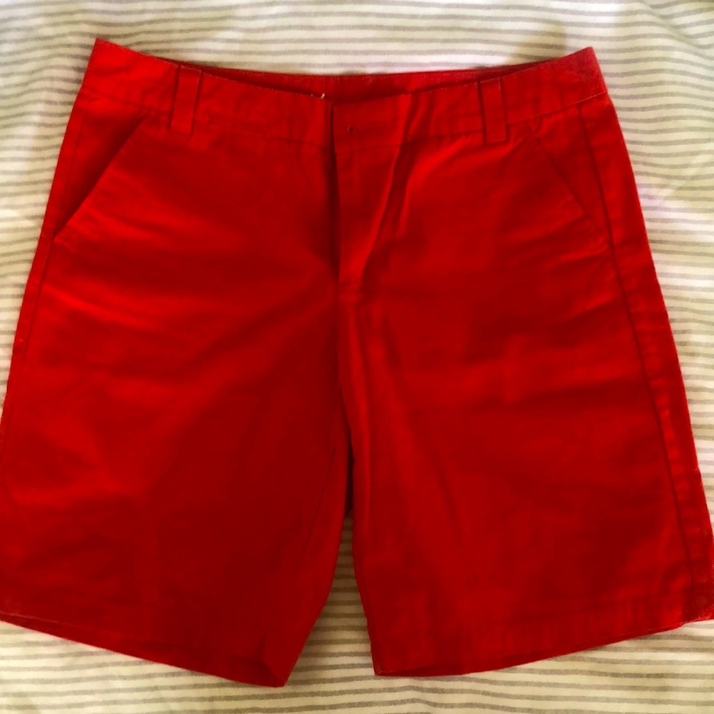 Boyfriend roll-up khakis shorts by GAP, size 4